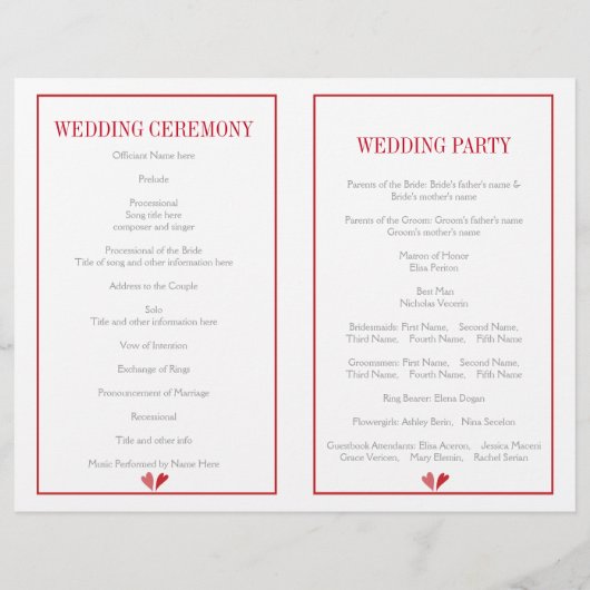 春レッド、ピンクの花フローラ結婚式 (裏面)