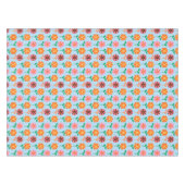 春レトロな花 テーブルクロス (正面(横))