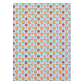 春レトロな花 テーブルクロス (正面)