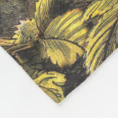 春ロビンバーズレッド野鳥観察 フリースブランケット (角)