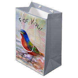 春ロビン ミディアムペーパーバッグ