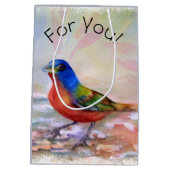 春ロビン ミディアムペーパーバッグ (裏面)