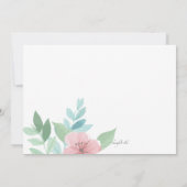 春ロマンスのNotecard ノートカード (裏面)