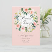 春ロマン結婚ティックフローラブライダルシャワー 招待状 (スタンド正面)