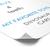 春ワイルドシティ1年目の誕生日マイルストーン ポスター (角)