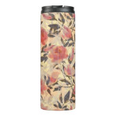 春ワイルドバラ：水色パターン。 タンブラー (裏面)