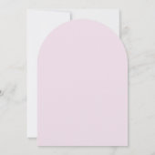 春ワイルドフラワーアーチバプテスマ 招待状 (裏面)