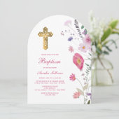 春ワイルドフラワーアーチバプテスマ 招待状 (スタンド正面)