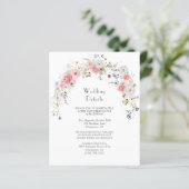 春ワイルドフラワーアーチピンク結婚ホワイト詳細 (スタンド正面)