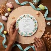 春ワイルドフラワーイースターバニーベビーシャワーボウ シーズンカード