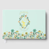 春ワイルドフラワーイースターバニーベビーシャワー ゲストブック (正面)