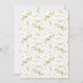 春ワイルドフラワーウォータカラ結婚ーの 招待状 (裏面)