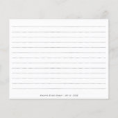 春ワイルドフラワーガーデンシックブライダルシャワーレシピ (裏面)