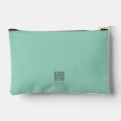 春ワイルドフラワーガーデンバイブルパーソナライズされた詩 アクセサリーポーチ (裏面)