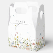 春ワイルドフラワーガーデンフローラシックブライダルシャワー フェイバーボックス (オープン)