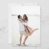 春ワイルドフラワーガーデンフローラボホフォト結婚ズ 招待状 (裏面)