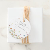 春ワイルドフラワーガーデンフローラミニマル結婚リスト フェイバータグ (インサイチュ)