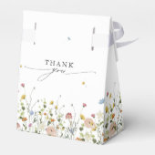 春ワイルドフラワーガーデンフローラミニマル結婚リスト フェイバーボックス (裏面サイド)