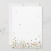 春ワイルドフラワーガーデンフローラリハーサルディナー 招待状 (裏面)