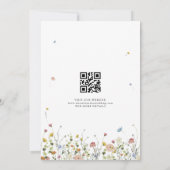 春ワイルドフラワーガーデンミニマルフローラ写真 セーブザデート (裏面)