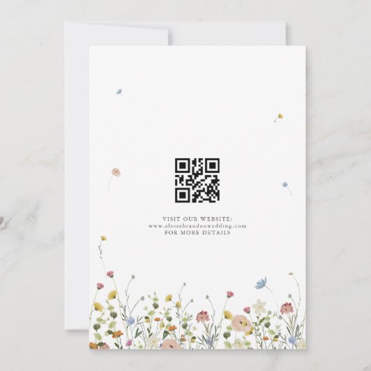 春ワイルドフラワーガーデンミニマルフローラ写真 セーブザデート (裏面)