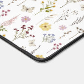 春ワイルドフラワーグリーナリーメドウフラワーガーデン デスクマット (コーナー)