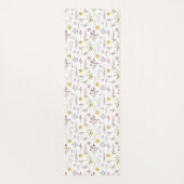 春ワイルドフラワーグリーナリーメドウフラワーガーデン ヨガマット (裏面)