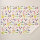 春ワイルドフラワーシェルパブランケット シェルパブランケット (正面(横))