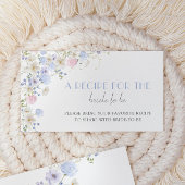 春ワイルドフラワーズブライダルシャワー共有Aレシピ エンクロージャーカード