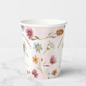 春ワイルドフラワーバースデーパーティー紙カップ 紙コップ (右)