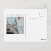 春ワイルドフラワーフィールドベビーのお知らせ ポストカード (裏面)