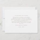 春ワイルドフラワーフィールド赤ちゃんシャワー3枚 サンキューカード (裏面)