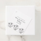 春ワイルドフラワーフローラ手描き紙クラフト フェイバータグ (インサイチュ)