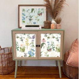 春ワイルドフラワーフローラ牧草地デカカラフルップページ 薄葉紙