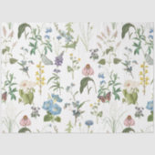 春ワイルドフラワーフローラ牧草地デカカラフルップページ 薄葉紙 (正面)