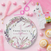 春ワイルドフラワーフローラ誕生日紙プレート ペーパープレート (パーティー)