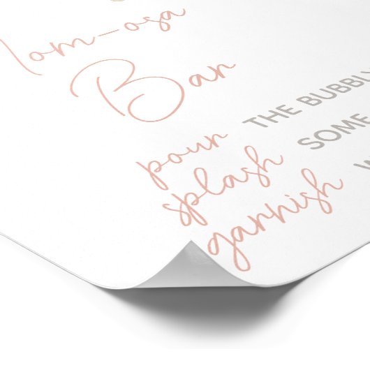 春ワイルドフラワーベビーシャワーマママオサバー ポスター (角)