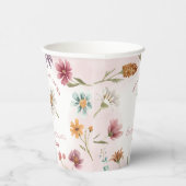 春ワイルドフラワーベビーシャワー紙カップ 紙コップ (右)