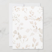 春ワイルドフラワーベビーシャワー 招待状 (裏面)