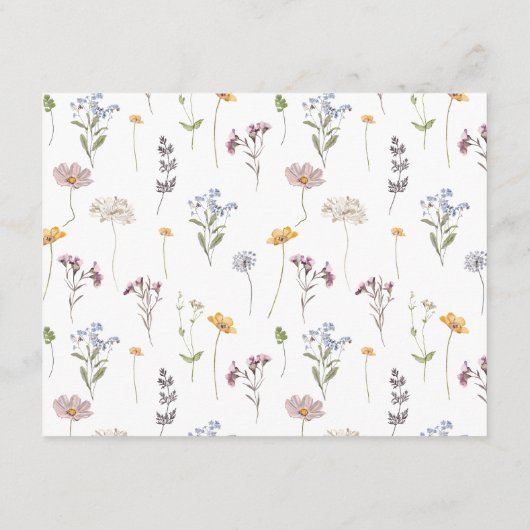 春ワイルドフラワーメドウガーデンボホウィングウェル エンクロージャーカード (裏面)