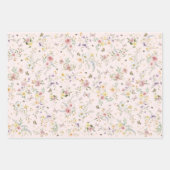春ワイルドフラワーメドウフェアユタレフローラガーデン ラッピングペーパーシート (正面2)