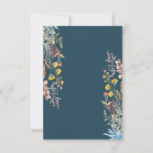 春ワイルドフラワーメドウ乾燥披露宴 招待状 (裏面)