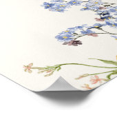 春ワイルドフラワーメドウ庭園の結婚式へようこそ ポスター (角)