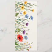 春ワイルドフラワーメドウ結婚ズ メニュー (裏面)