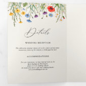 春ワイルドフラワーメドウ結婚ズ 三つ折り案内状 (内部最初)