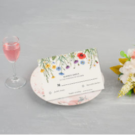 春ワイルドフラワーメドウ結婚ズ 出欠カード