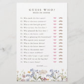 春ワイルドフラワーメドーガーデンブライダルシャワーゲーム (正面)