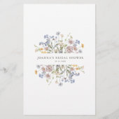 春ワイルドフラワーメドーガーデンブライダルシャワーゲーム (裏面)