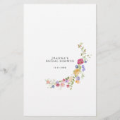 春ワイルドフラワーメドーガーデンブライダルシャワーゲーム (裏面)