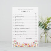 春ワイルドフラワーメドーガーデンブライダルシャワーゲーム (スタンド正面)